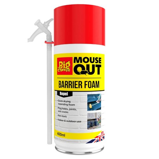 The Big Cheese Mouse Out Barrier Expanding Foam 400ml