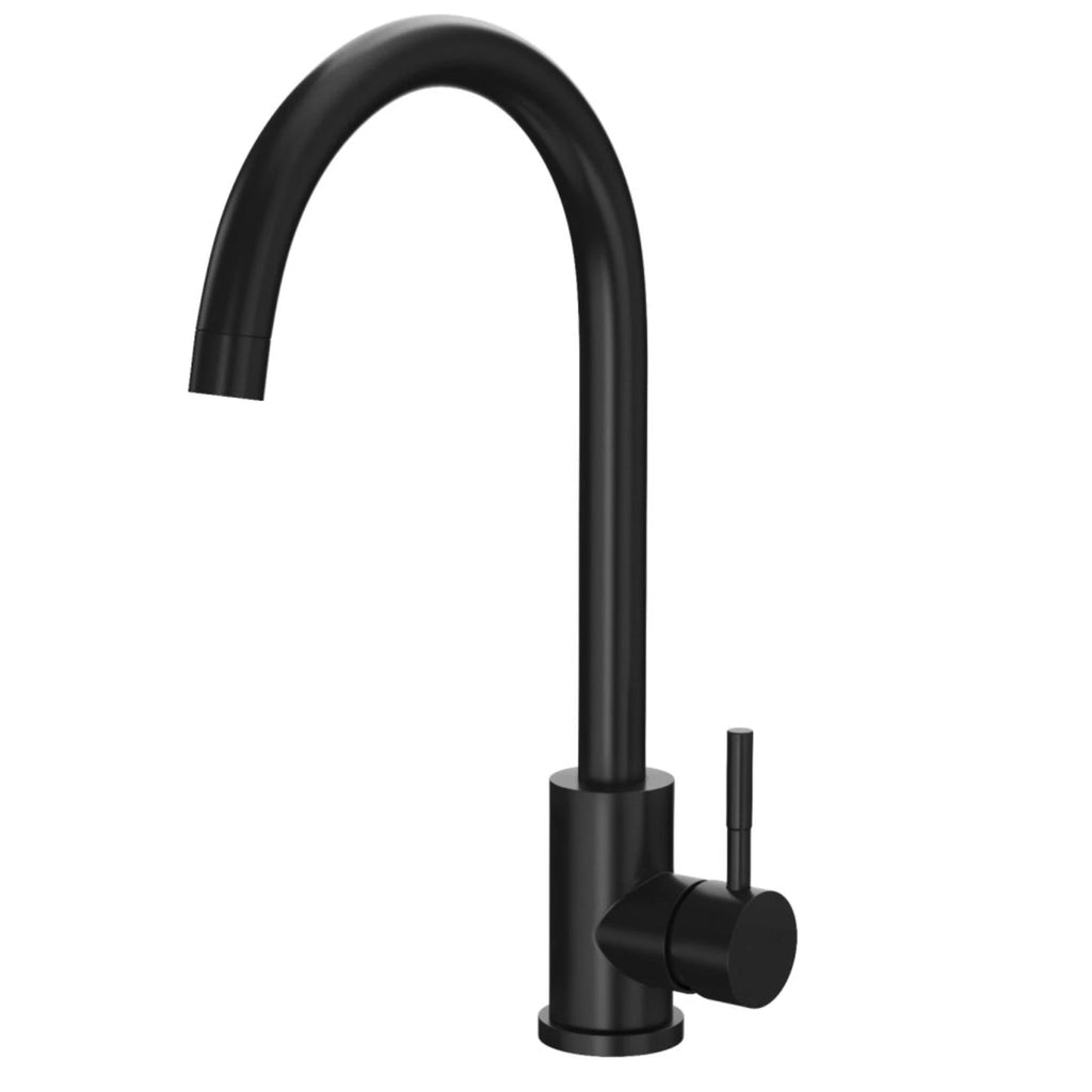 Manhattan Black Kitchen Mixer Tap t43