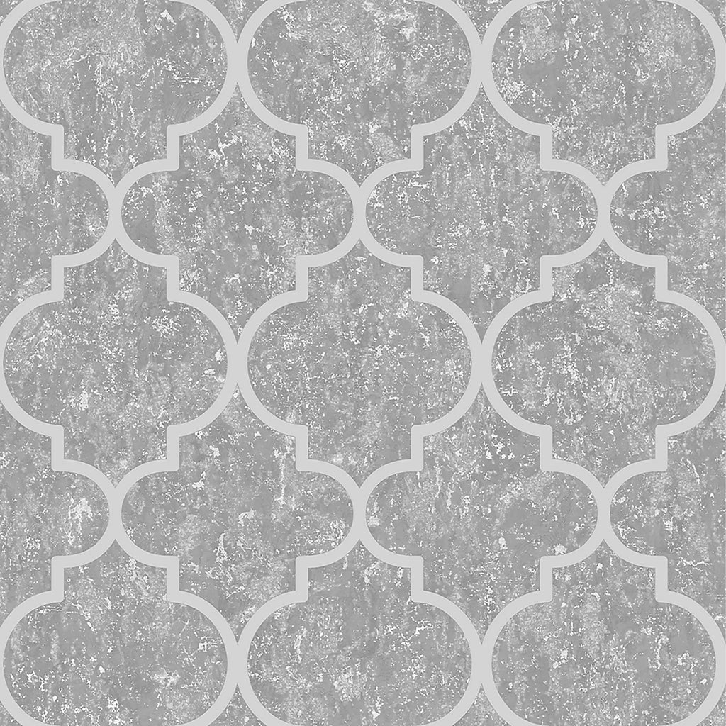 Superfresco Silver Milan Trellis Wallpaper 115605