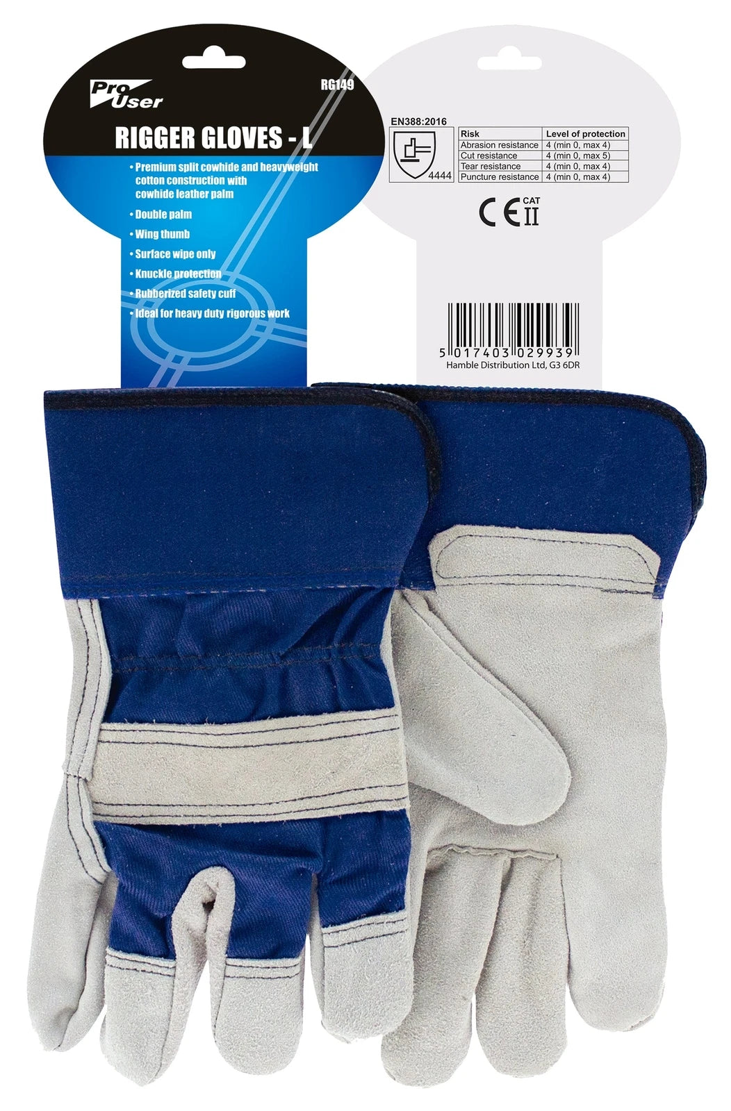 Pro User Rigger Gloves Large RG149