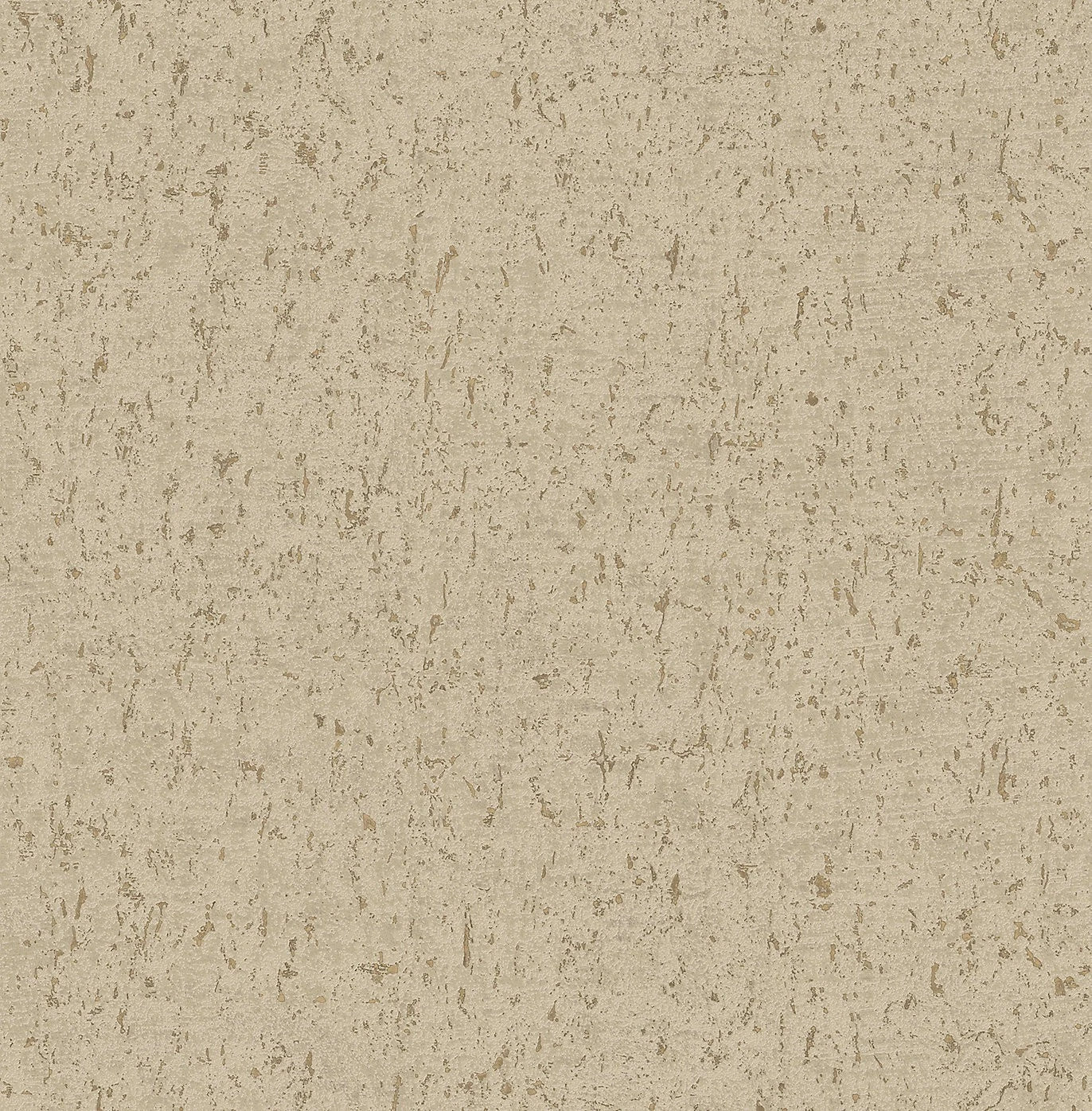 Exclusive Beige Cork Texture Metallic Distressed Wallpaper FD25319