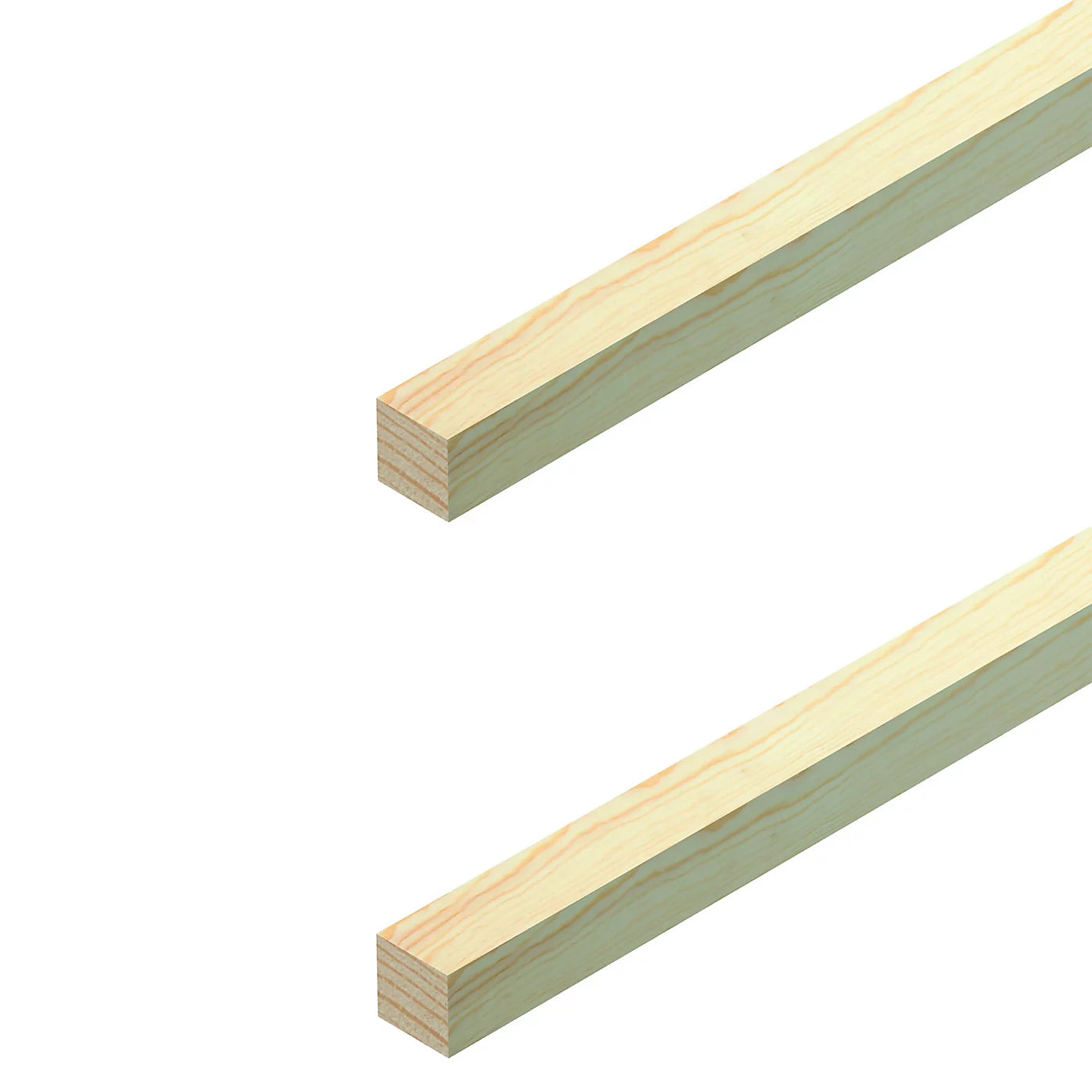 12x12mm Clear Pine Strip Wood Planed Timber 1.2m x4 Total 4.8 Meters tm621