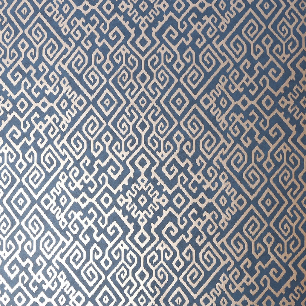 Graham & Brown Boutique Bazaar Navy Geometric Wallpaper 113983