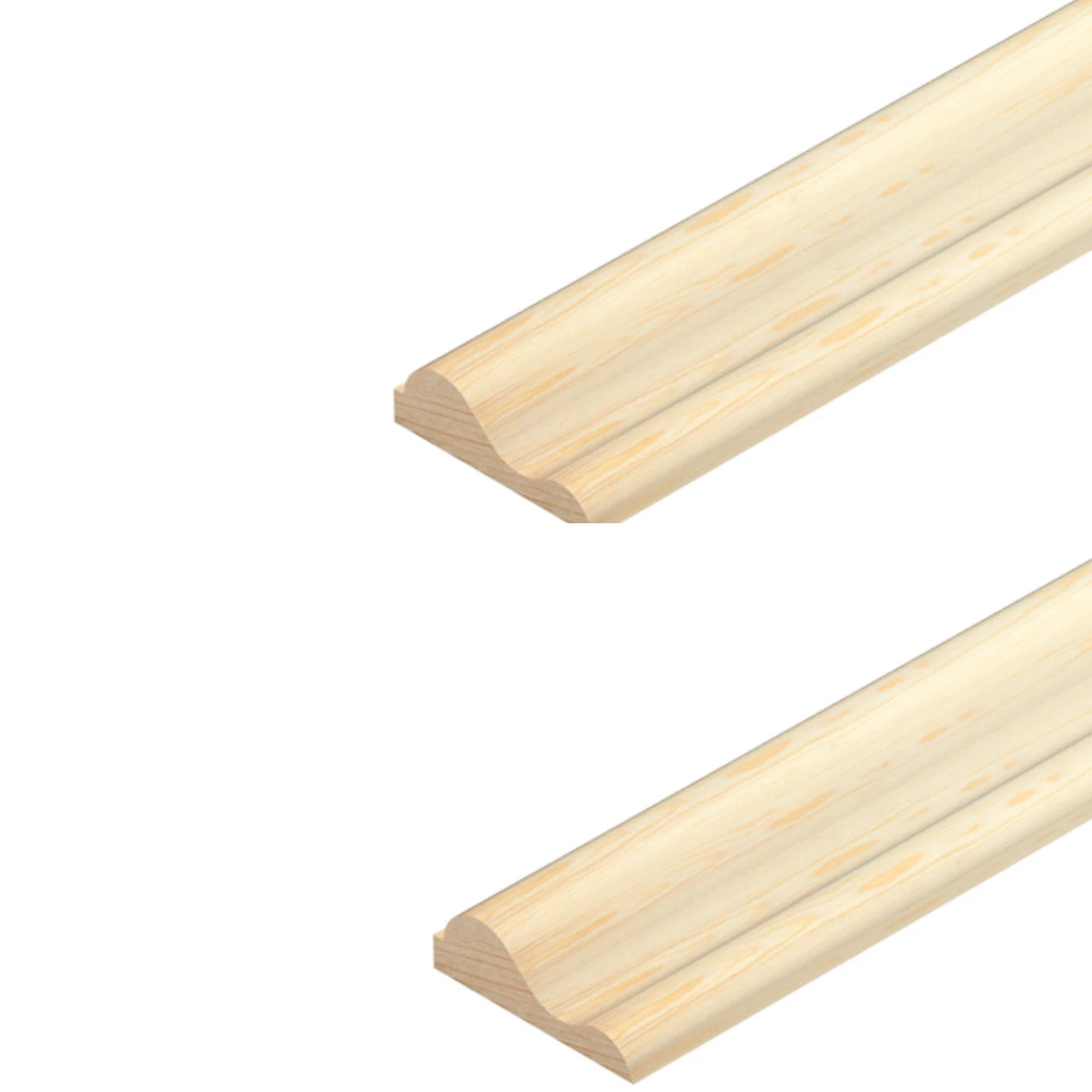 Pine Panel Mould Bead Wooden Moulding Beading Frame 28x9 1m x 4 = 4M tm775