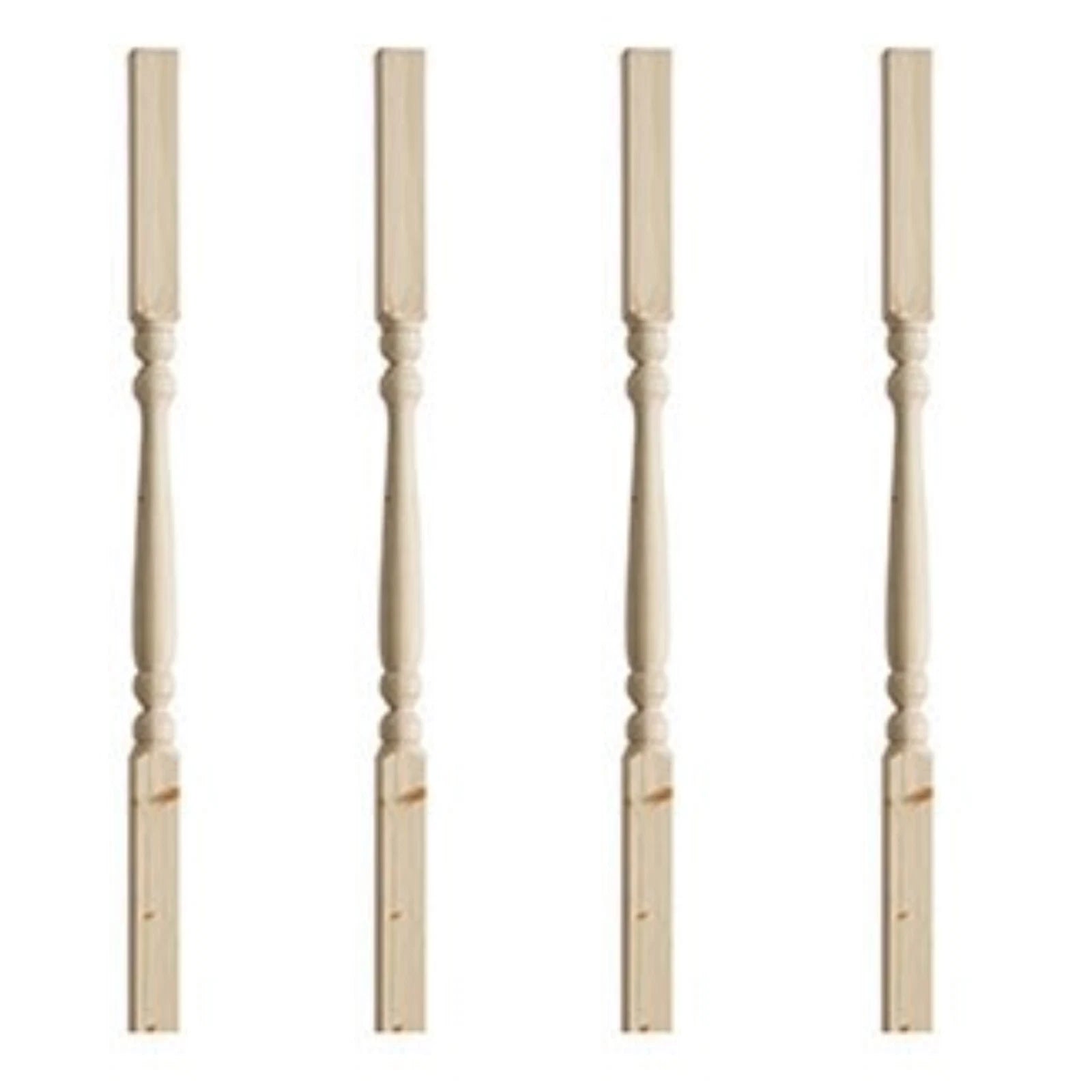 41x41 Pine Edwardian Spindle For Stairs 895mm - Pack of 4 ss5