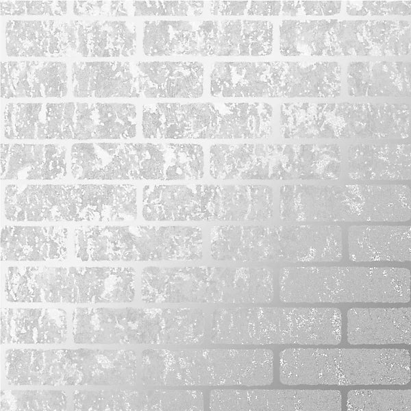 Suprefresco Silver Milan Brick Wallpaper 106523