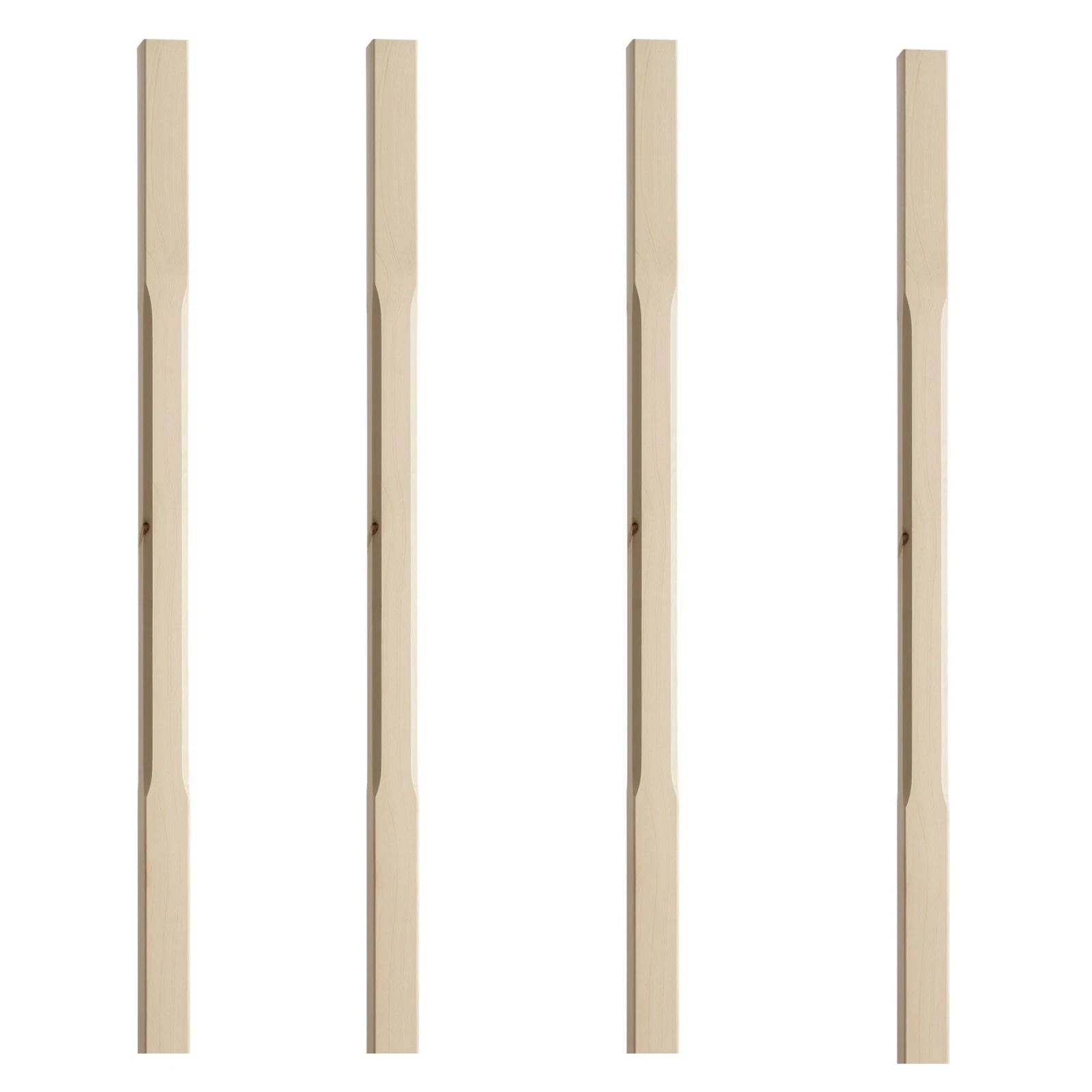 32x32 Benchmark Pine Stop Chamfer Spindle For Stairs 895mm - Pack of 4 ss4