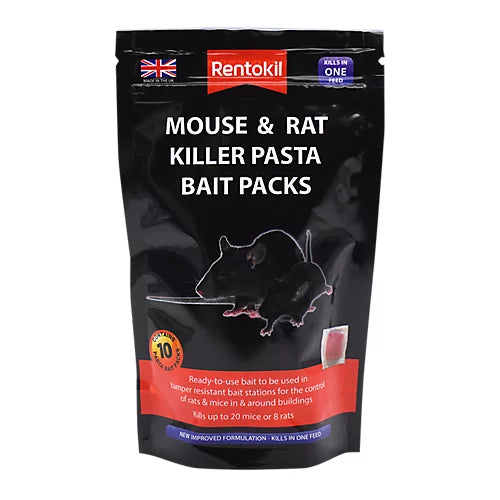 Rentokil Mouse & Rat Killer Pasta Bait Packs