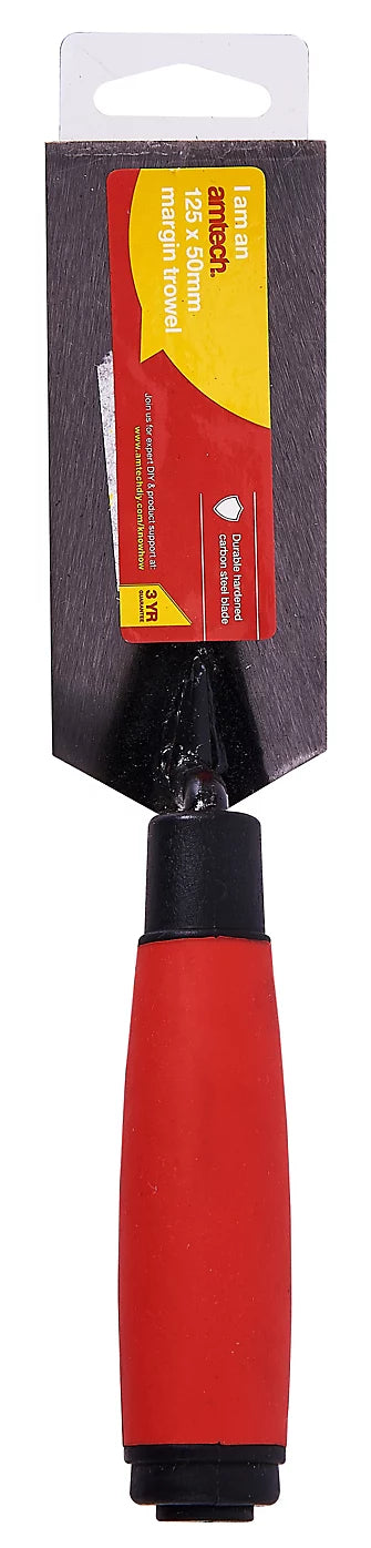 Amtech Margin Trowel Soft Grip 125mm x 50mm G1633
