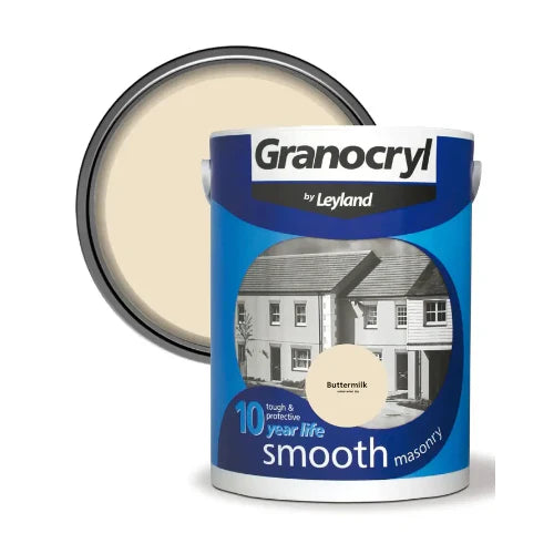 Granocryl Buttermilk Smooth Masonry Paint 5L