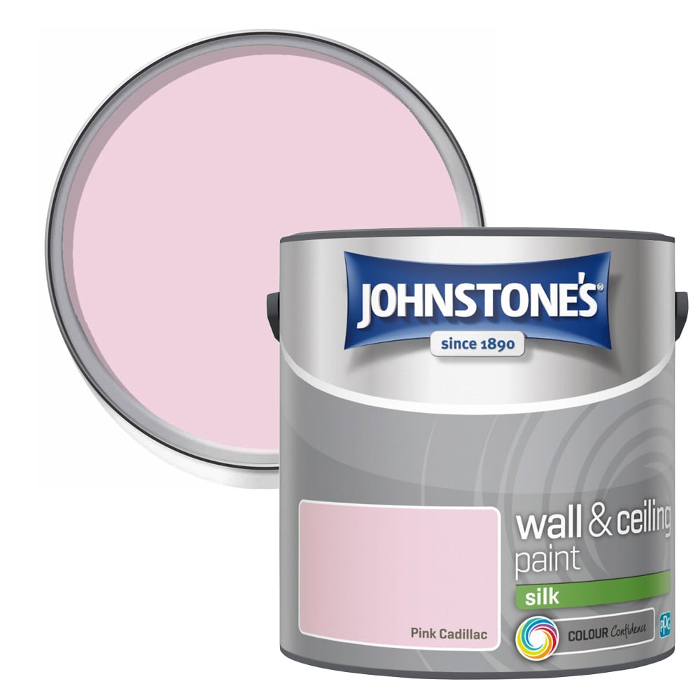 Johnstone’s Pink Cadillac Silk Wall & Ceiling Emulsion Paint 2.5L