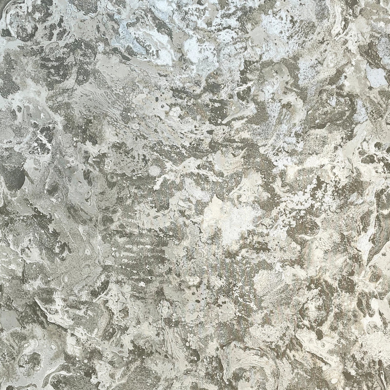 Vasari Ariana Marble Plaster Charcoal & Grey Luxury Italian Wallpaper 535129