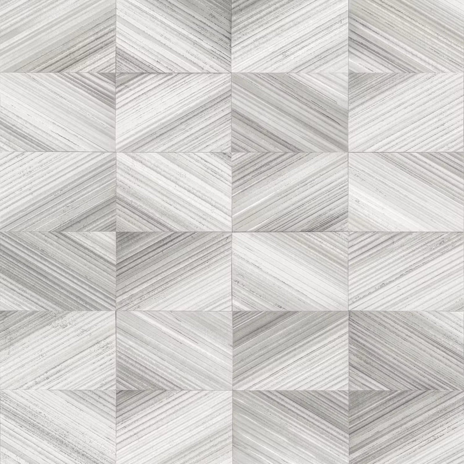 A Street Trilogy Stratum Grey Geometric Wallpaper FD25379