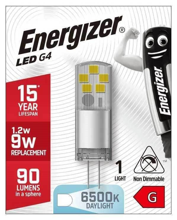Energizer G4 LED 1.2W Daylight Bulb S18745