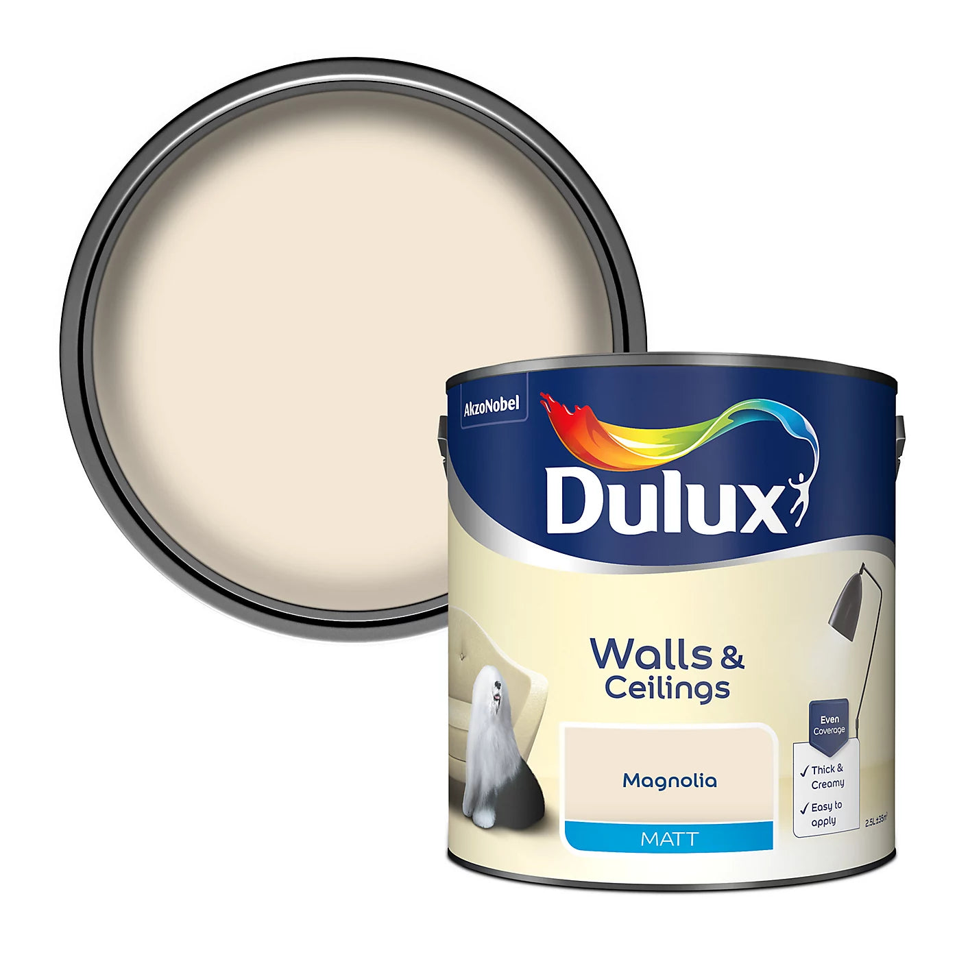 Dulux Magnolia Wall & Ceiling Matt Paint 2.5L