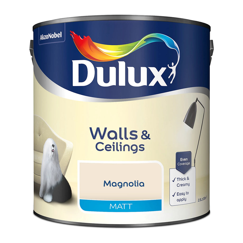 Dulux Magnolia Wall & Ceiling Matt Paint 2.5L