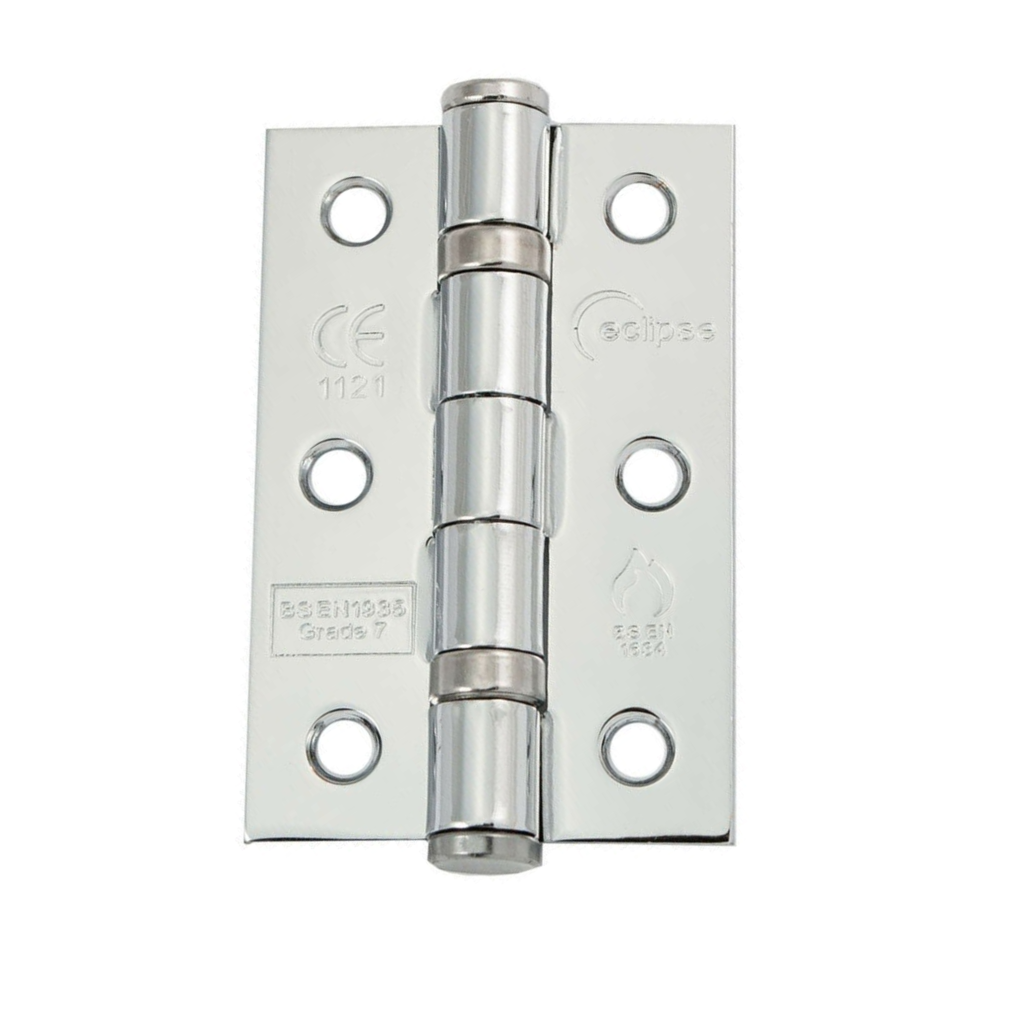 Eclipse 3" Polished Chrome Hinge Pair 14102
