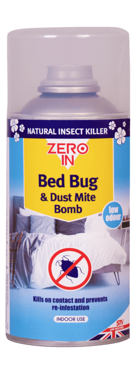 Zero In Bed Bug & Dust Mite Bomb Spray 150ml