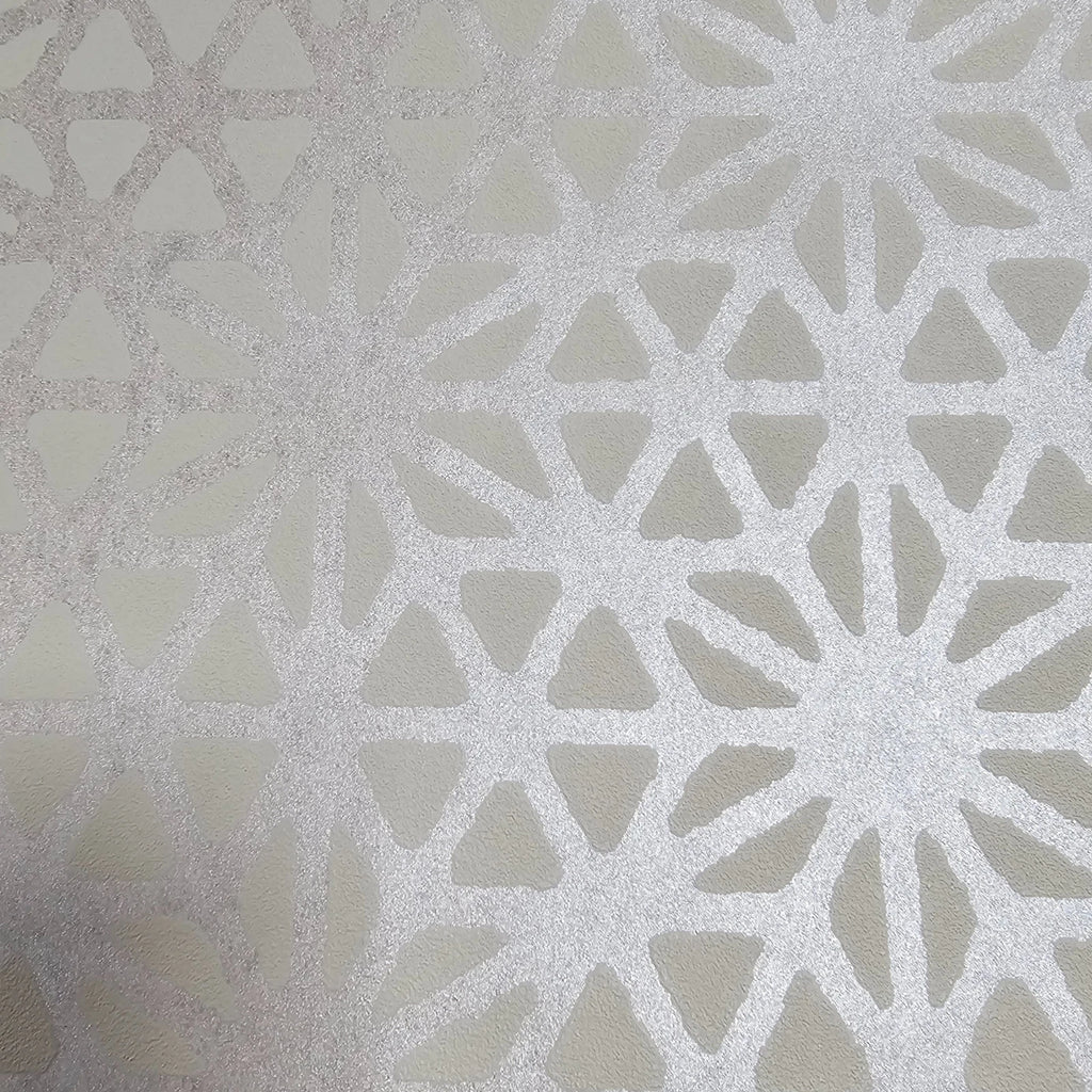 Exclusive Aristas Taupe Geometric Wallpaper FD24548