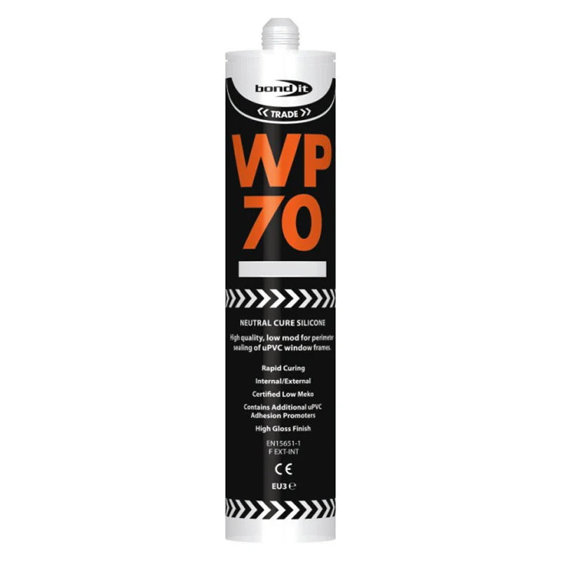Bondit WP70 Low Modulas Door & Frames White Silicone Sealant