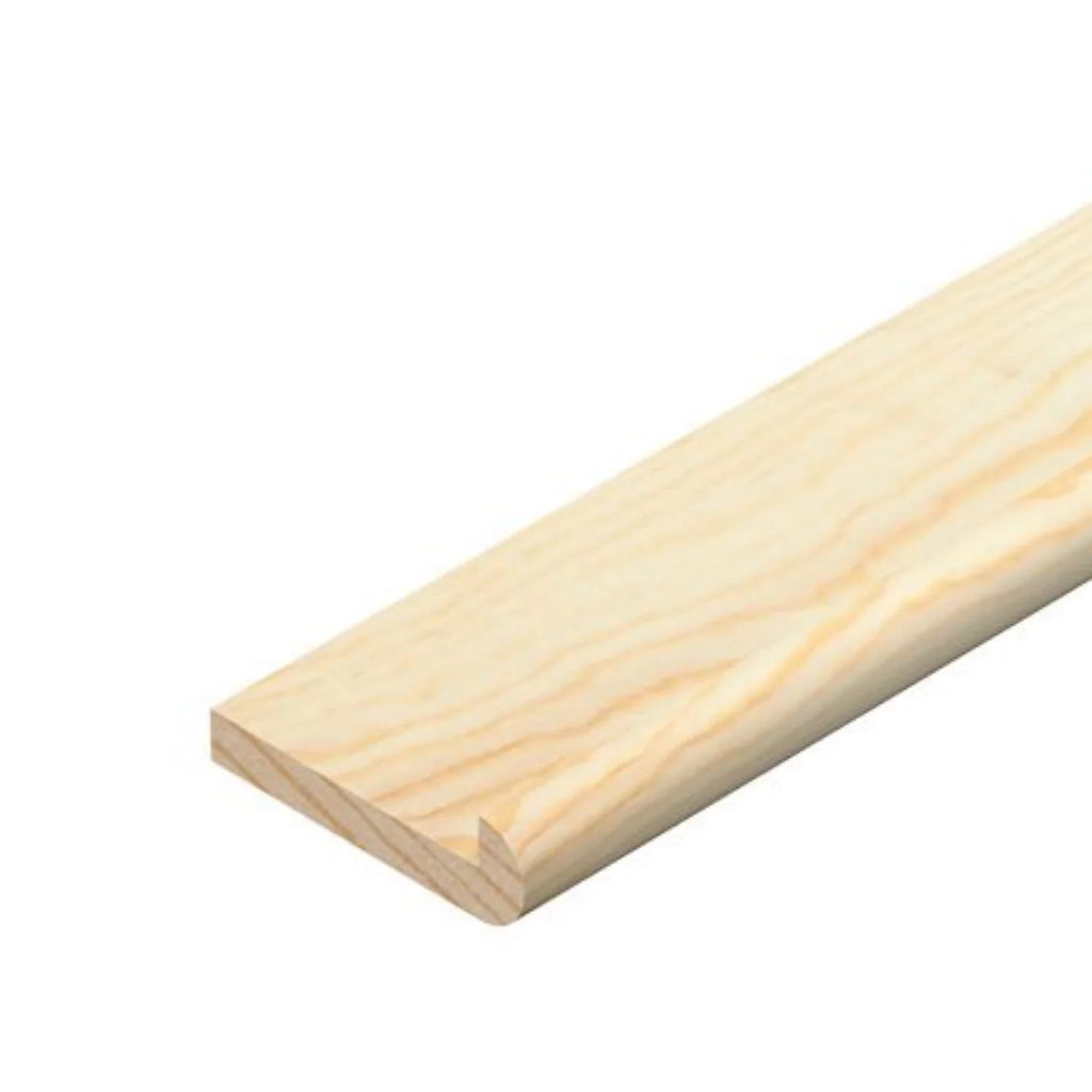 21x6 Pine Hockey Stick Wood Moulding 1m x 4 Total 4.8 Metres tm600