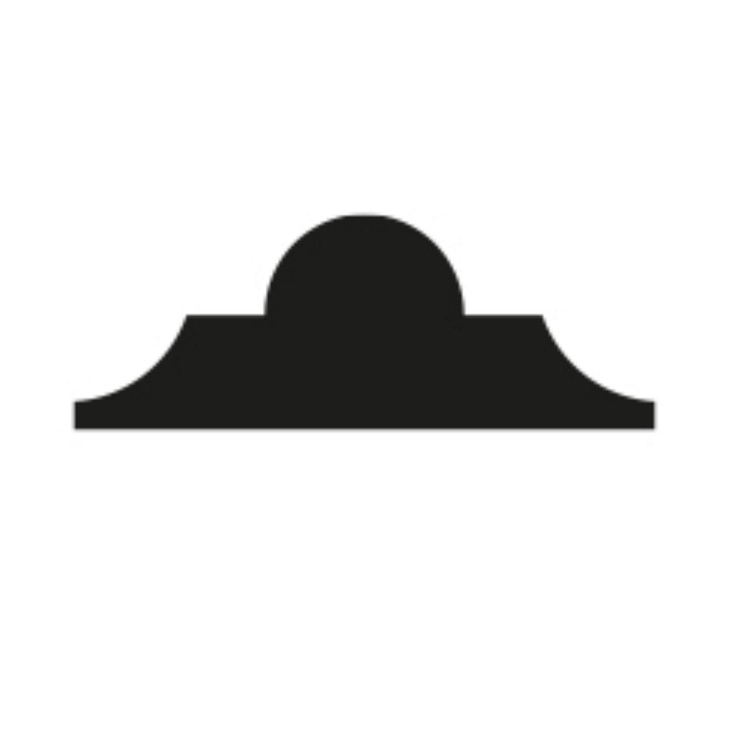 21x9 Double Astragal Pine Decorative Wood Bead Panel 1.2m x 6 Total 7.2 Meters tm520