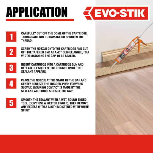 Evo-Stik Sticks Like Sh*t All Weather Adhesive 290ml Cle