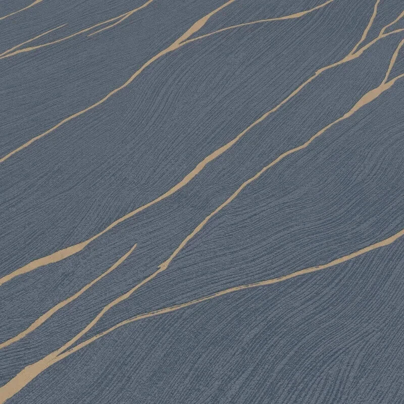 Erismann Cracked Plaster Marble Blue & Gold Metallic Luxury Wallpaper 10440-08