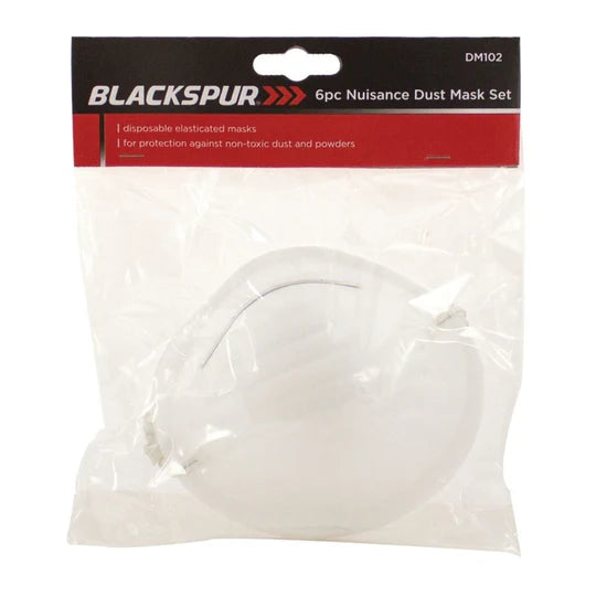 Blackspur Nuisance Dust Mask Set 6pc