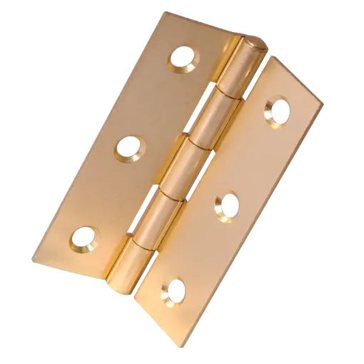 HID 4” Brass Steel Butt Hinge 1 Pair 8011
