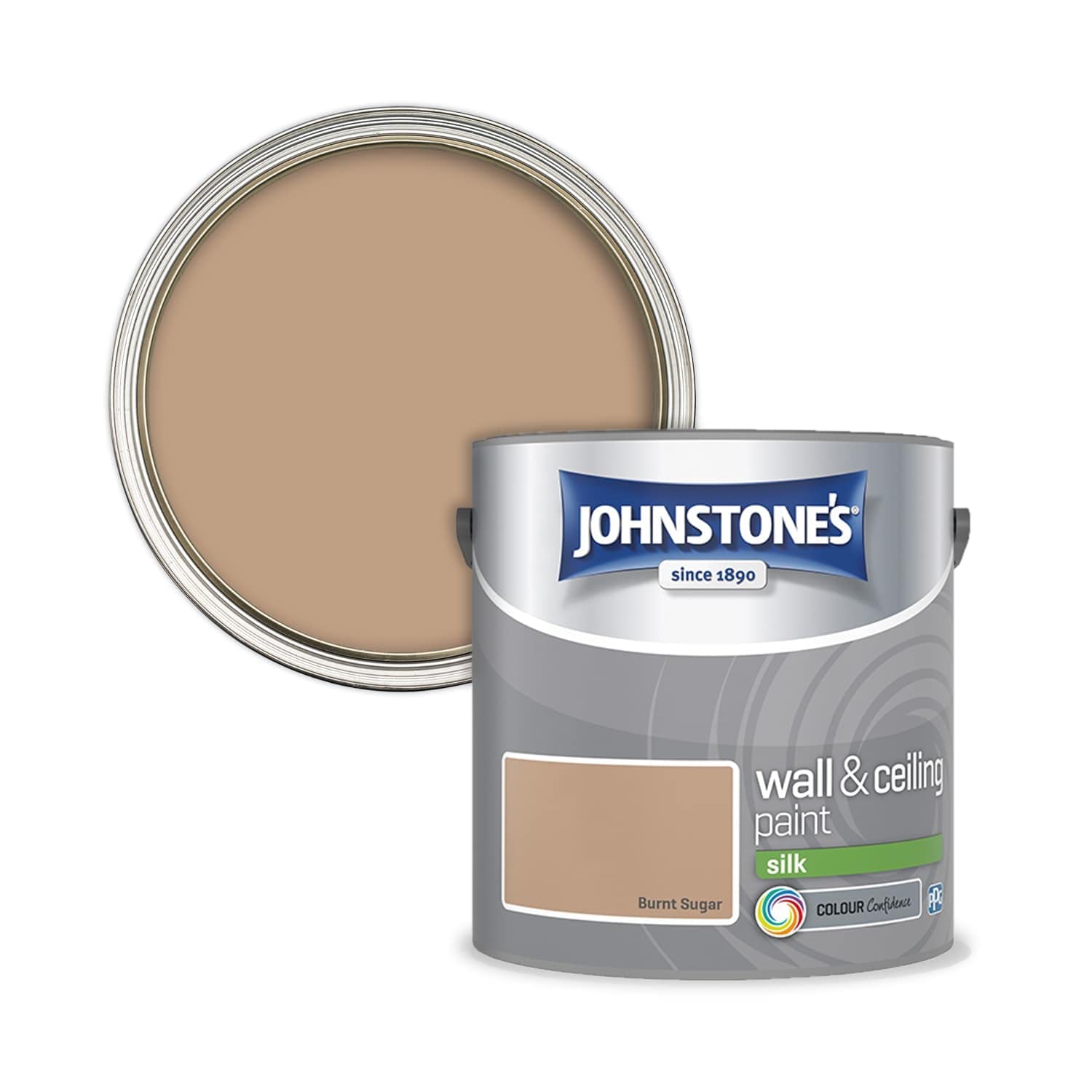 Johnstone’s Burnt Sugar Silk Wall & Ceiling Emulsion Paint 2.5L
