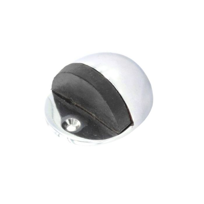 Securit Chrome Oval Door Stop - 50mm S2984