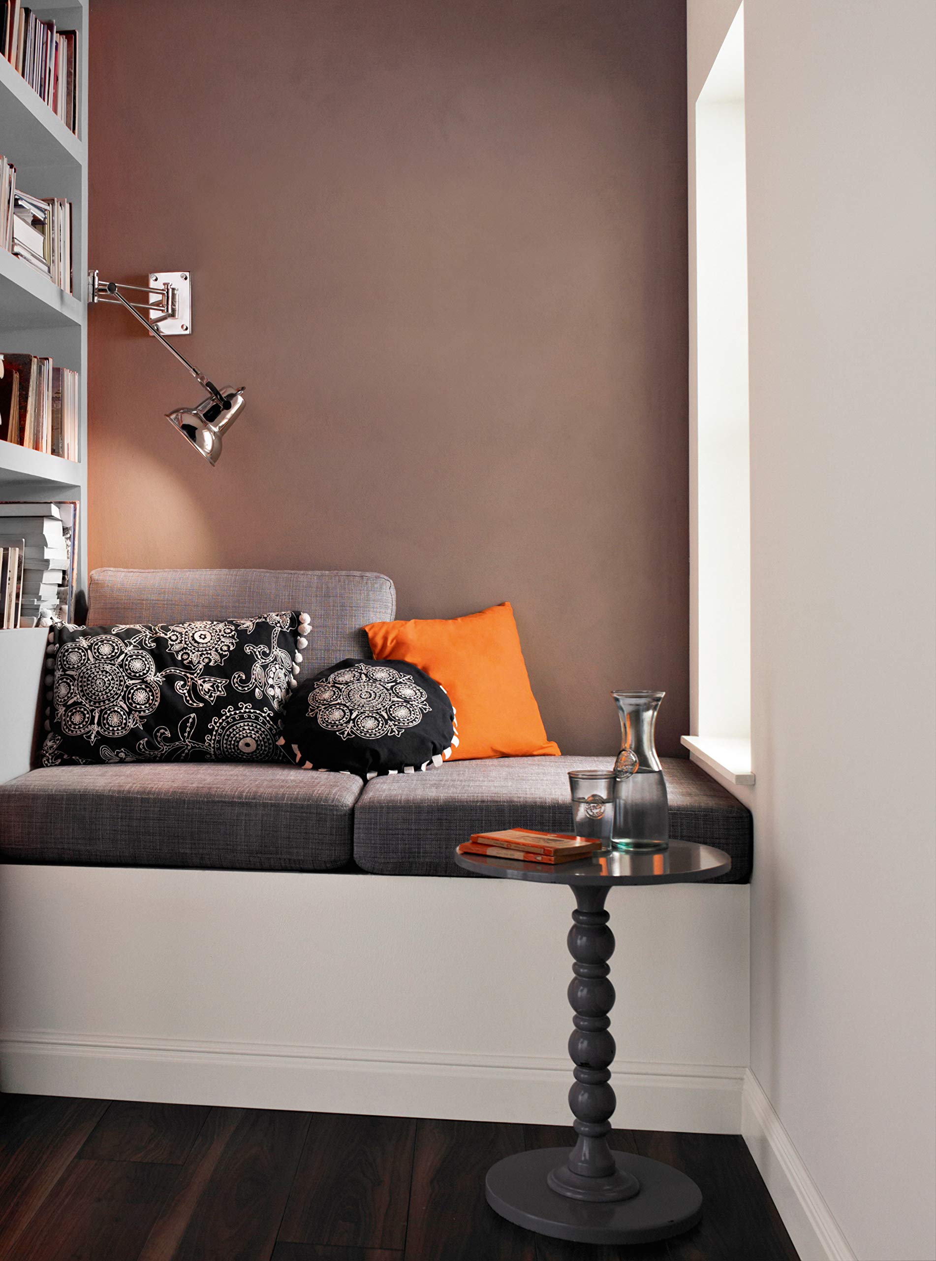 Crown Chocolate Suede Brushed Finish Textured Emulsion Paint 2.5L