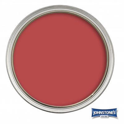 Johnstone’s Rich Red Silk Wall & Ceiling Emulsion Paint 2.5L