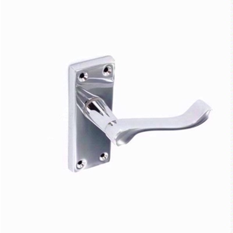 Securit Chrome Scroll Latch Handles (Pair) - 105mm S2701