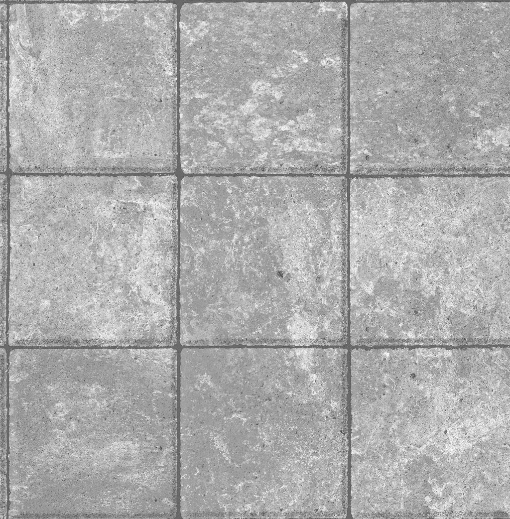 Superfresco Industrial Charcoal Concrete Tile Wallpaper 114948
