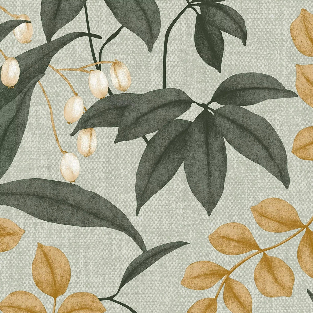 Graham & Brown Superfresco Persephone Green Floral Wallpaper 122414