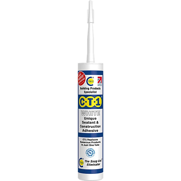 CT1 Construction White Sealant & Adhesive 290ml