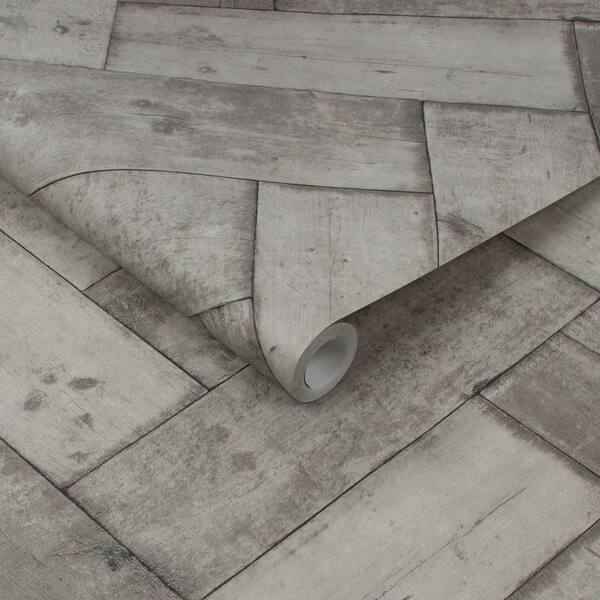 Superfresco Herringbone Visgraat Plank Wallpaper 103472