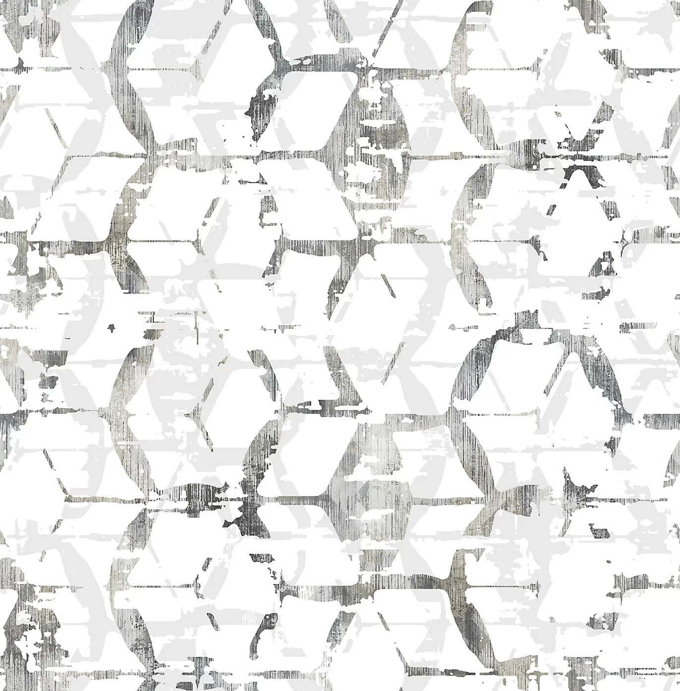 Fine Decor Black Grey & White Augustine Geometric Wallpaper