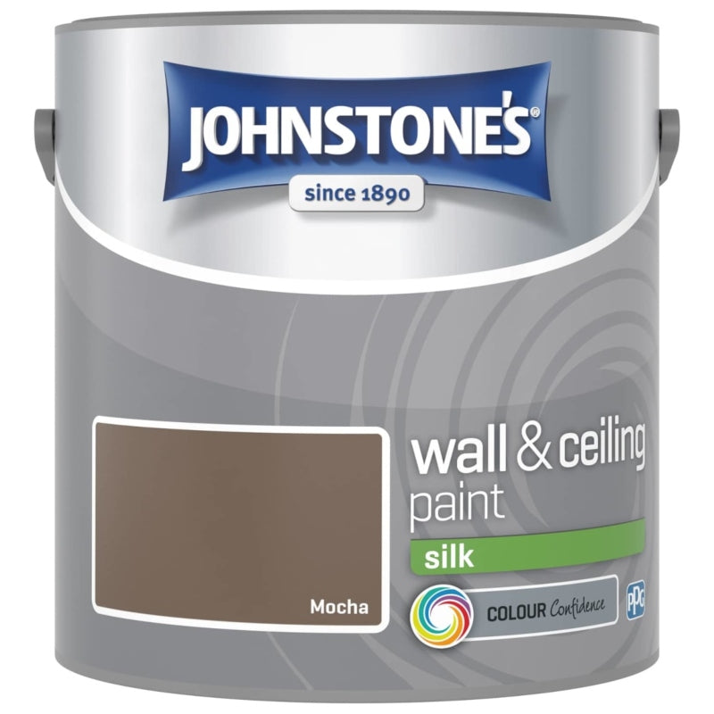 Johnstone’s Mocha Silk Wall & Ceiling Emulsion Paint 2.5L