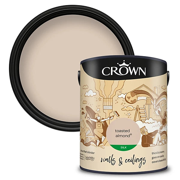 Crown Toasted Almond Silk Paint 5L