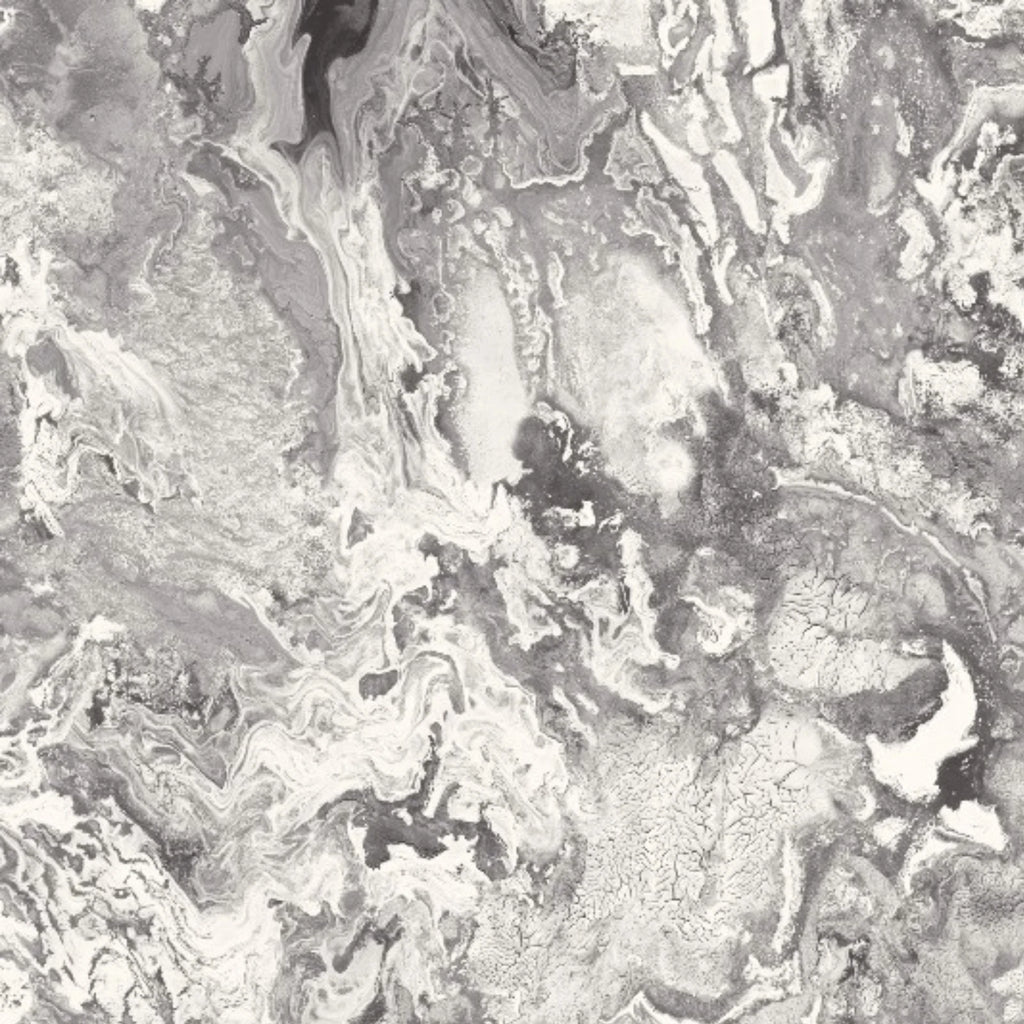 Vasari Serafina Marble Mineral Stone Grey & White Luxury Wallpaper 535051