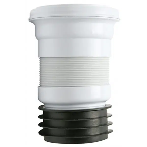 Small Extendable WC Pan Connector 280-550mm pc10