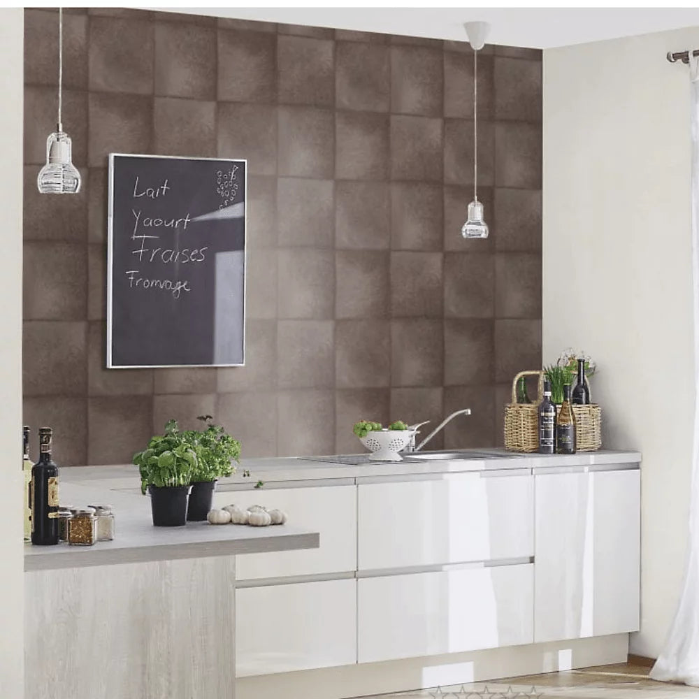 Rasch Grey Reindeer Fur Effect Animal Print Wallpaper 419139