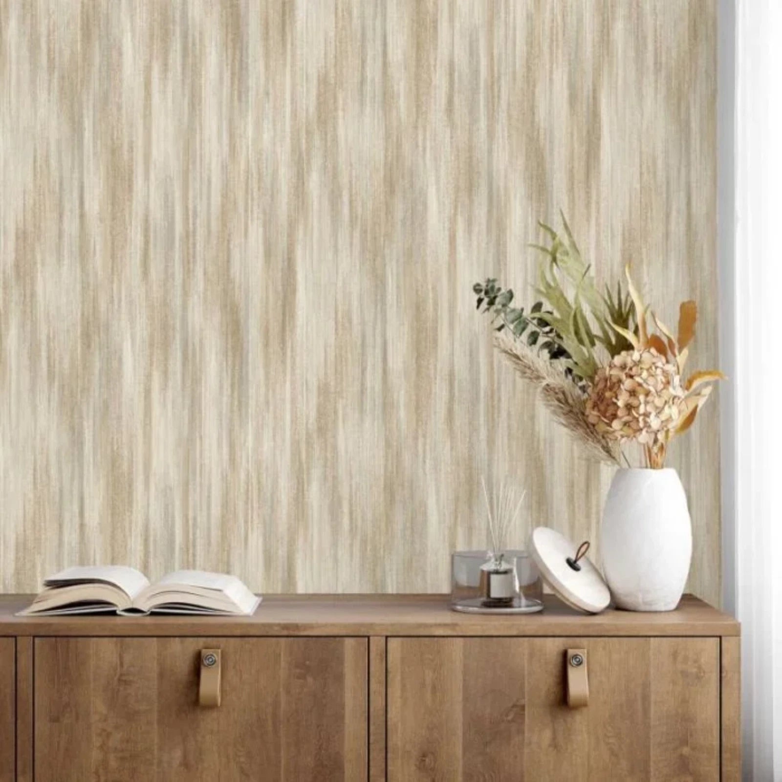 Crown Sahara Plain Natural Wallpaper M1786