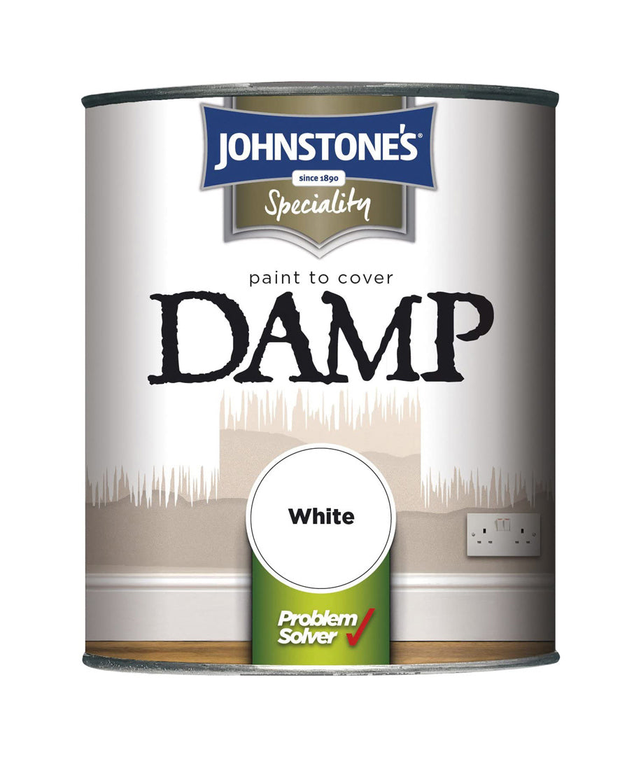 Johnstone's Damp Proof White Paint 2.5L