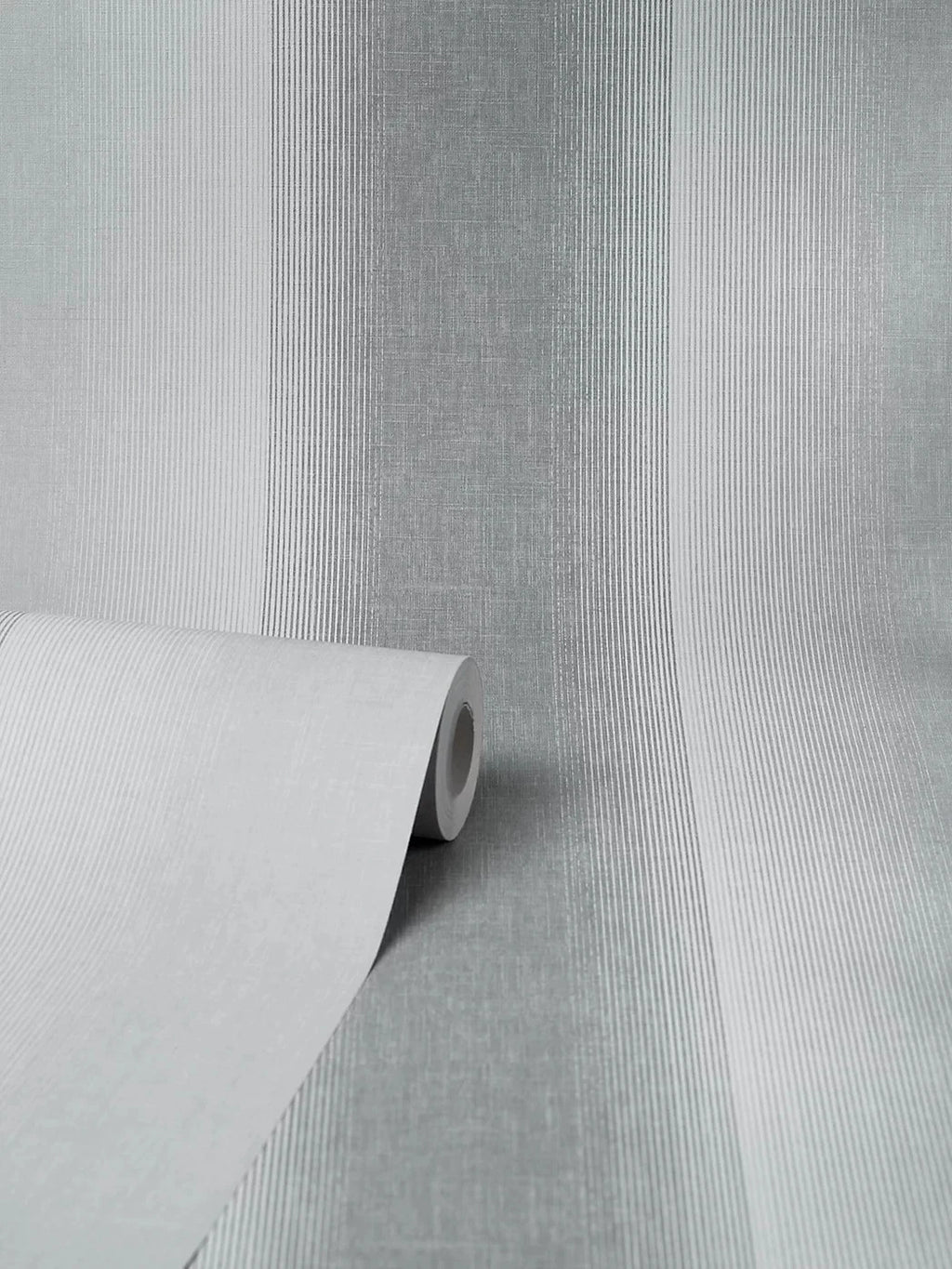 Crown Kirby Stripe Grey Charcoal Wallpaper M1643
