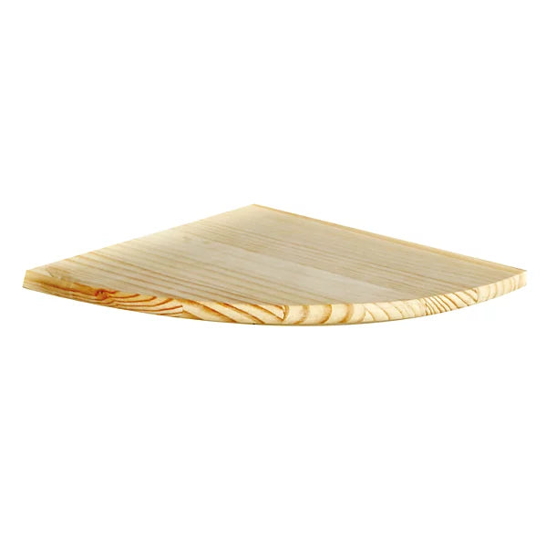 Natural Wood Corner Shelf Kit 380mm