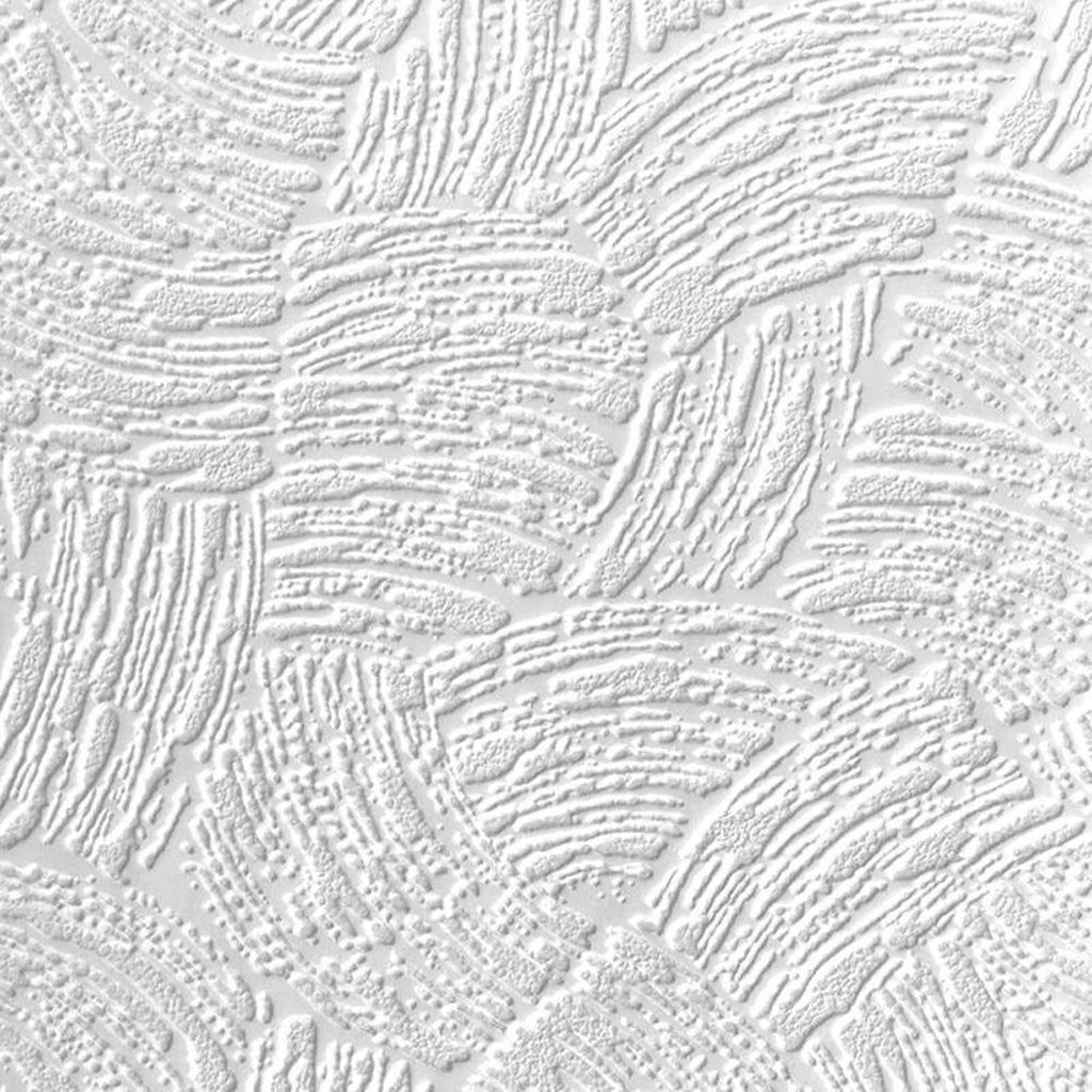 Anaglypta Surf White Blown Paintable Wallpaper 5019